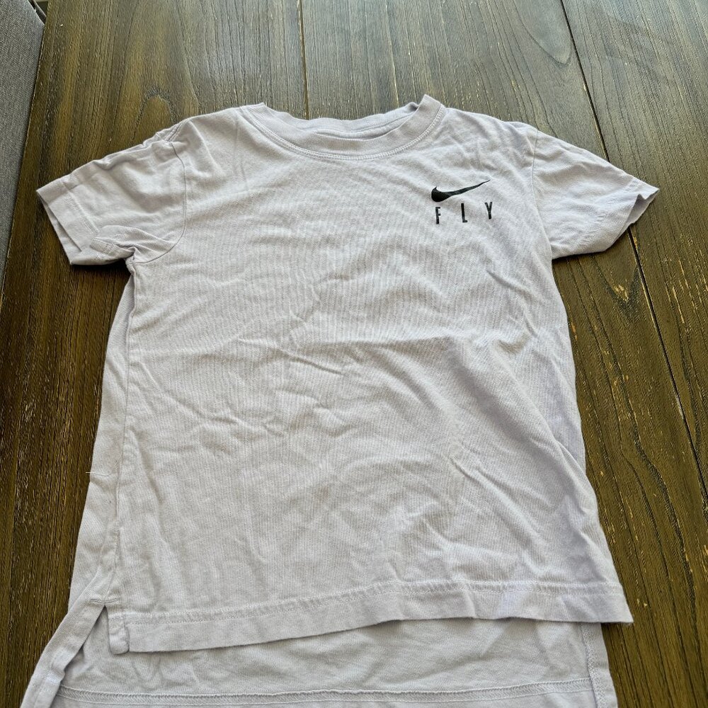 Girls light purple Nike your royal flyness t-shirt size XS standard fit